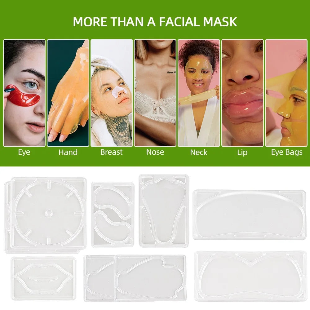 7-in-1 Silicone Face Mask Mold Kit