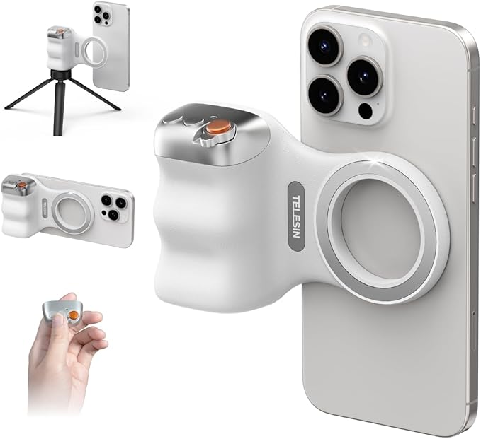 SnapGrip™ Magnetic Camera Handle with Wireless Shutter