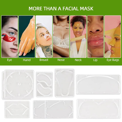 7-in-1 Silicone Face Mask Mold Kit